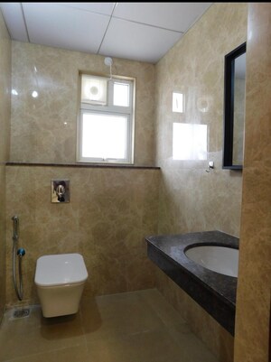 Bathroom in 3 BHK Apartment at SMR Vinay Iconia Hyderabad, Kondapur – for Rent