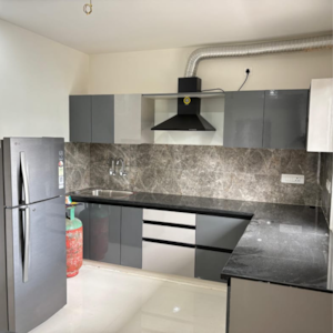 Kitchen in 3 BHK Builder Floor at Gachibowli – for Rent