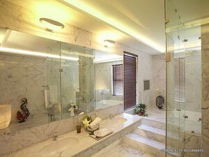 Bathroom in 4 BHK Apartment at Marvel Diva 2, Magarpatta City – for Sale