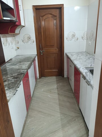 Kitchen in 2 BHK Builder Floor at Jagriti Enclave – for Rent