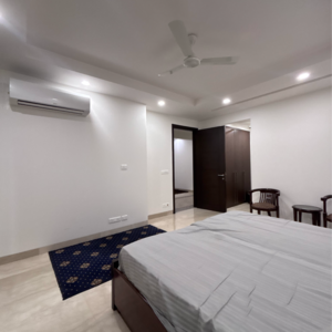 Bedroom in 4 BHK Builder Floor at Green Park Extension – for Rent