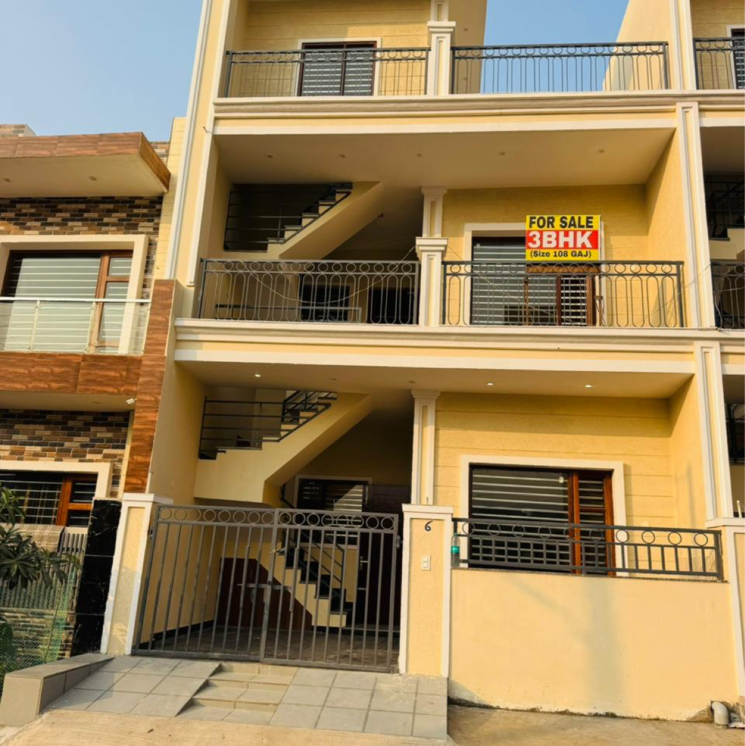 Exterior View, sector 124 3 Bedroom 972 Sq.Ft. Independent House In Sector 124 Mohali 9623015