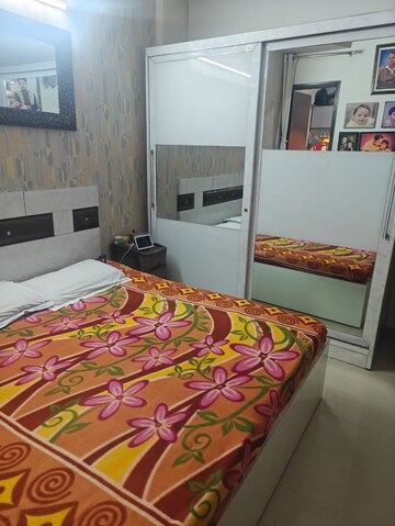 Bedroom in 3 BHK Builder Floor at Jawahar Nagar CHS, Sector 12 – for Rent