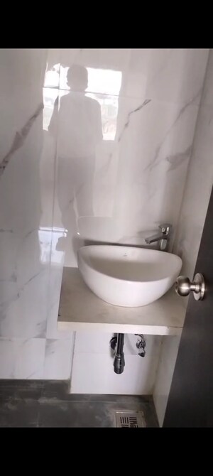 Bathroom in 2 BHK Apartment at Alliance Fortuna Blue, Lower Parel – for Rent