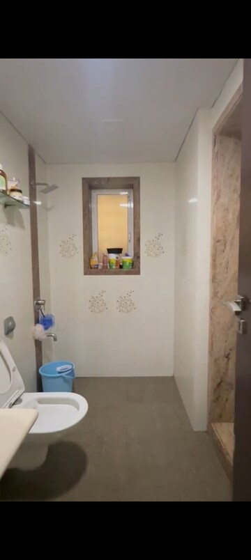 Bathroom in 2 BHK Apartment at Dosti Flamingos, Parel – for Rent