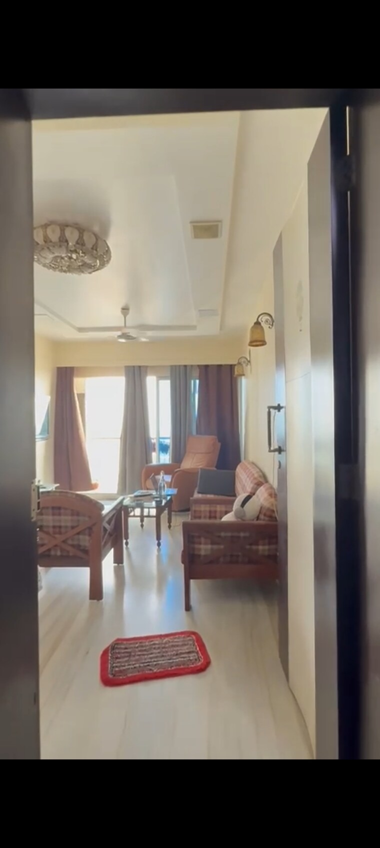 Living Room, dosti-flamingos 2 Bedroom 710 Sq.Ft. Apartment In Parel Mumbai 9623059