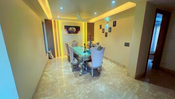 Dining area in 3 BHK Builder Floor at Anand Vihar – for Rent