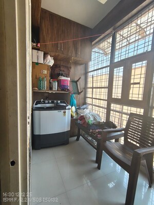 Balcony in 3 BHK Apartment at Vijay Ratan Vihar, Sector 15 – for Rent