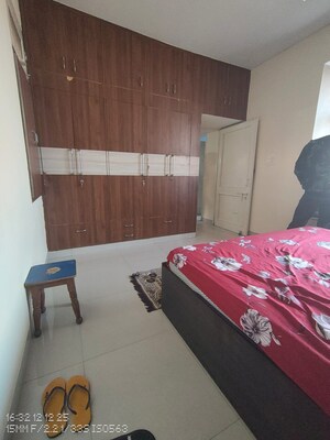 Bedroom in 3 BHK Apartment at Vijay Ratan Vihar, Sector 15 – for Rent
