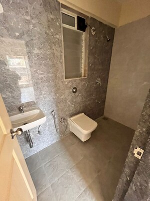 Bathroom in 1 BHK Apartment at Shree Gayatri CHS, Kopri – for Rent
