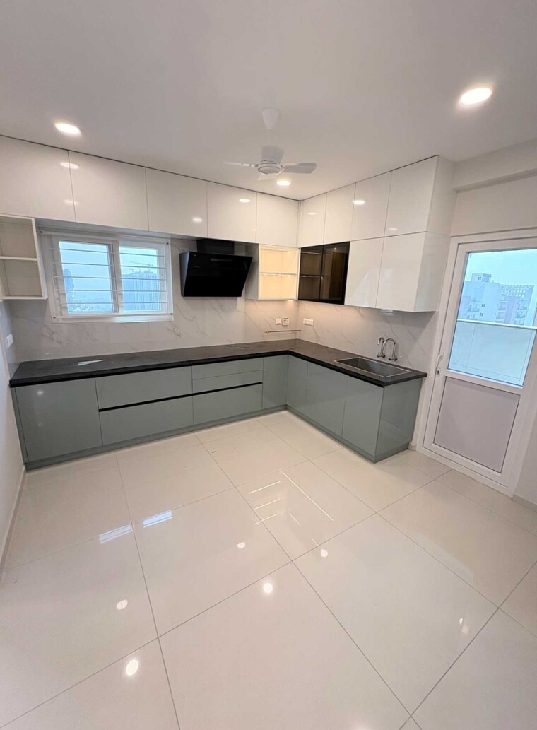 Kitchen, rajapushpa-provincia 3 Bedroom 2660 Sq.Ft. Apartment In Narsingi Hyderabad 9623250