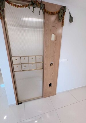 Bathroom in 3 BHK Apartment at Rajapushpa Provincia, Narsingi – for Rent