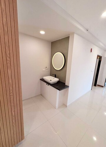 Bathroom in 3 BHK Apartment at Rajapushpa Provincia, Narsingi – for Rent