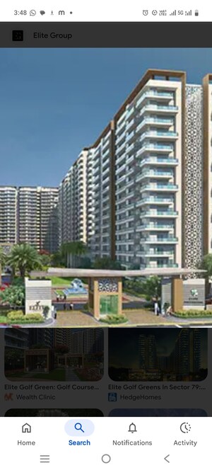 3 BHK Apartment For Rent in Elite Golf Green, Sector 79