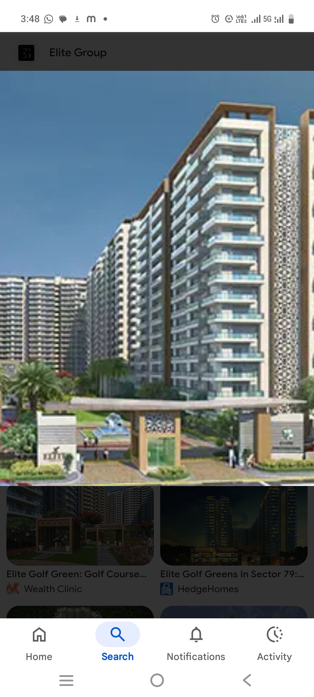 3 BHK Apartment For Rent in Elite Golf Green