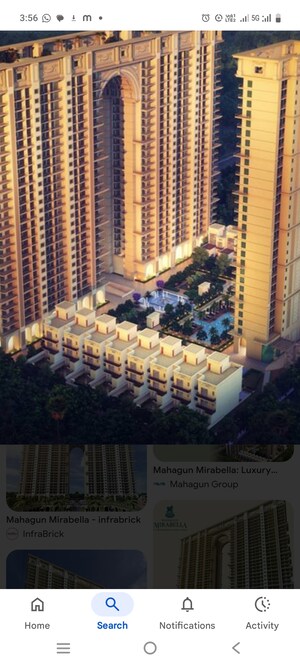 5 BHK Apartment – Exterior View View at Mahagun Mirabella Highrise, Sector 79 - for Rent