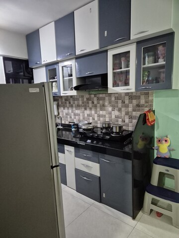 Kitchen in 1 BHK Apartment at Blue Berry, Kharadi – for Rent