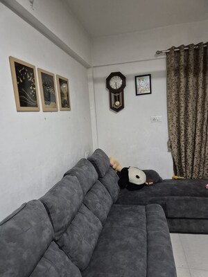 Living Room in 1 BHK Apartment at Blue Berry, Kharadi – for Rent