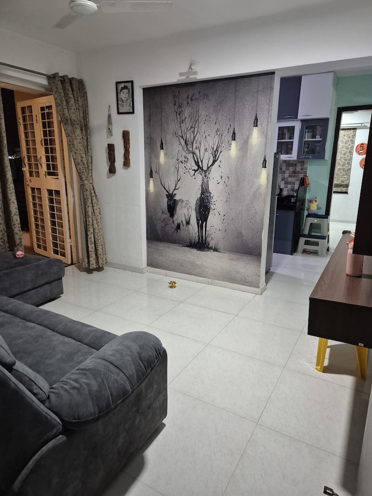 Bedroom, blue-berry 1 Bedroom 520 Sq.Ft. Apartment In Kharadi Pune 9623400