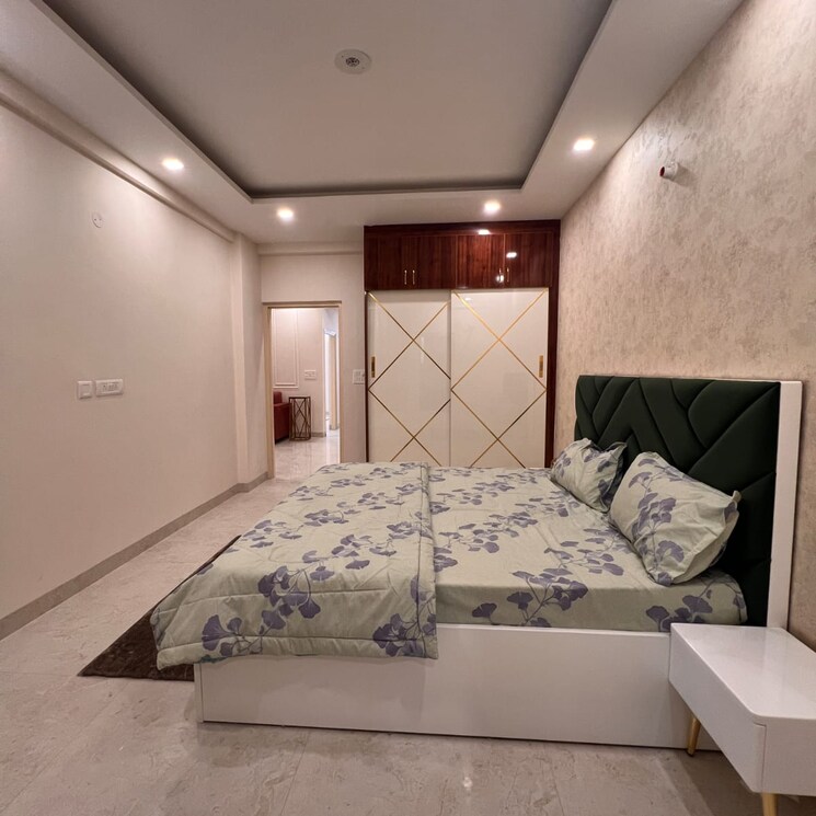 Bedroom, aura-homes 3 Bedroom 1700 Sq.Ft. Apartment In High Ground Zirakpur 9623407