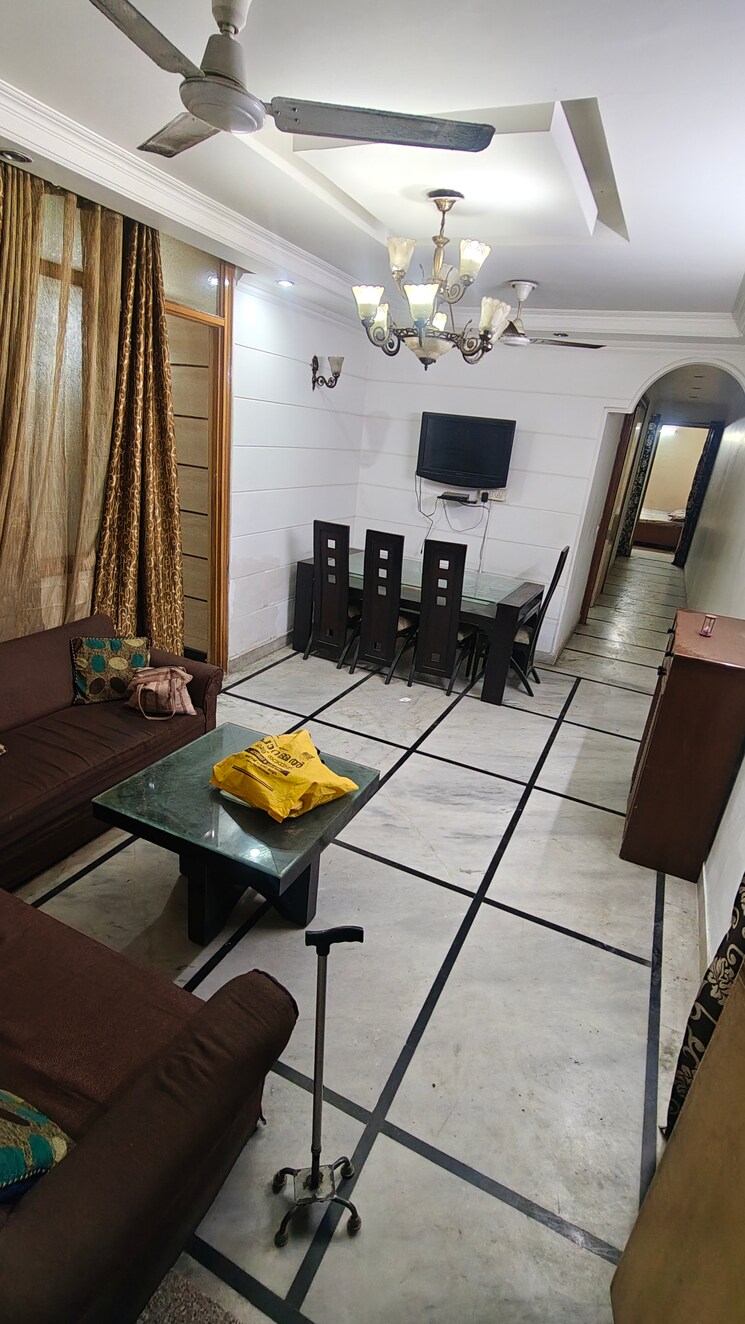 Living Room, malviya nagar 3 Bedroom 1500 Sq.Ft. Builder Floor In Malviya Nagar Delhi 9623445