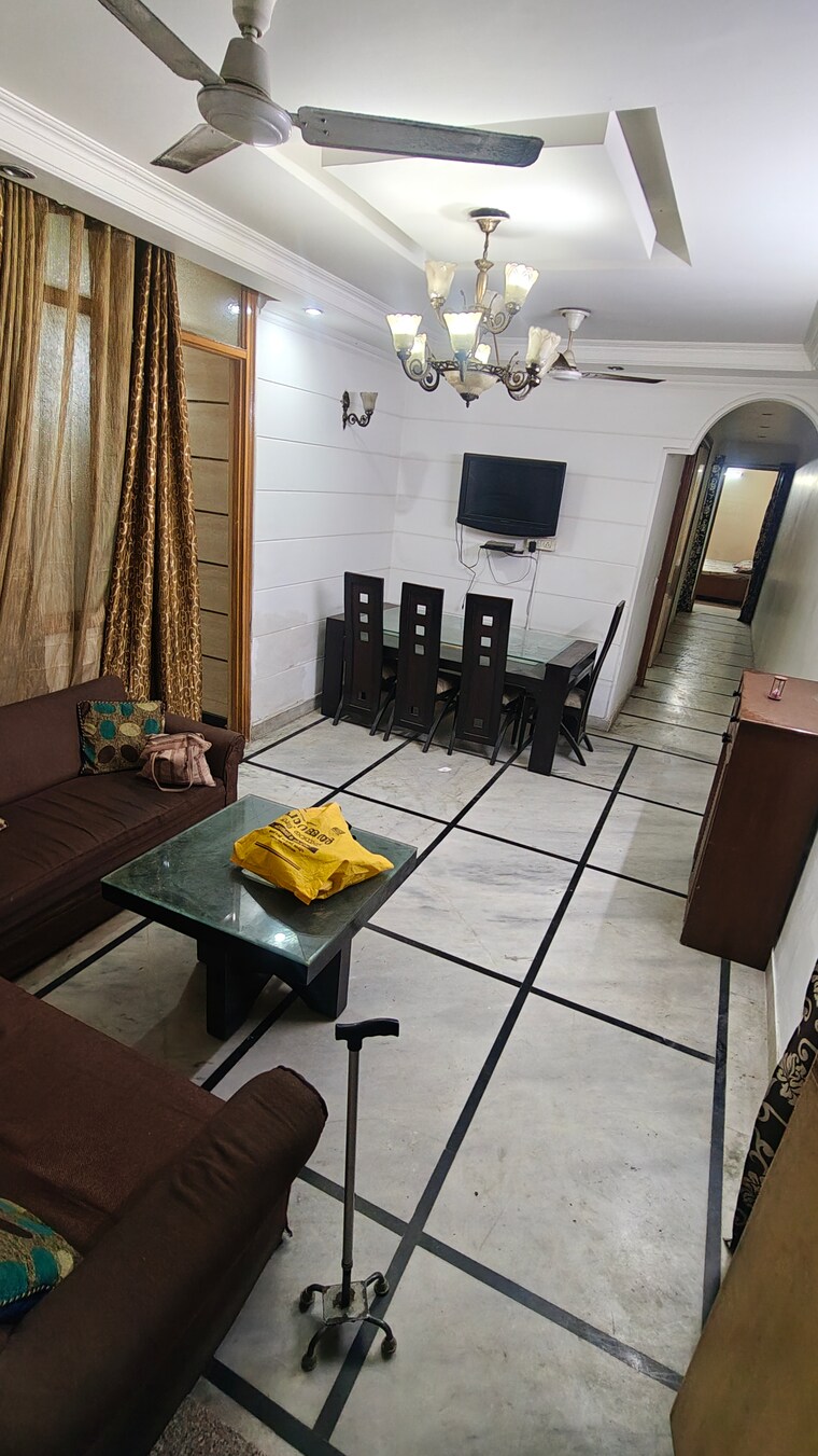 Living Room, malviya nagar 3 Bedroom 1500 Sq.Ft. Builder Floor In Malviya Nagar Delhi 9623445