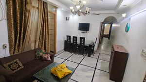 Living Room in 3 BHK Builder Floor at Malviya Nagar – for Rent