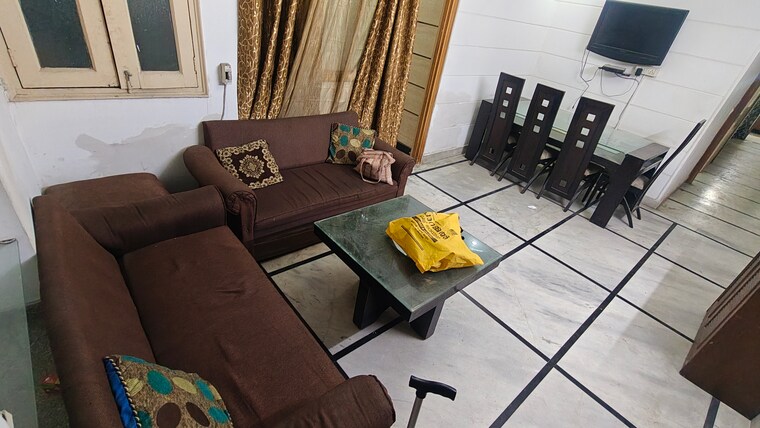 Living Room, malviya nagar 3 Bedroom 1500 Sq.Ft. Builder Floor In Malviya Nagar Delhi 9623445