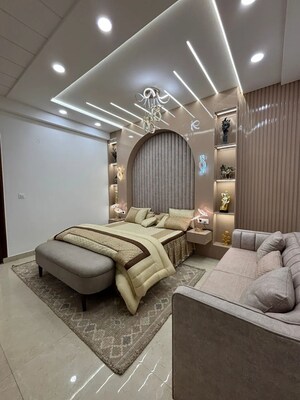 Living Room in 4 BHK Builder Floor at SA HOMES I, Uttam Nagar – for Sale