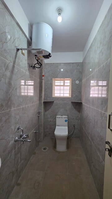 Bathroom in 1 BHK Apartment at SLV Residency Munnekollal, Munnekollal – for Rent