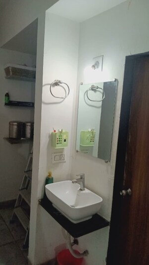 Bathroom in 3 BHK Apartment at Chandkheda – for Rent