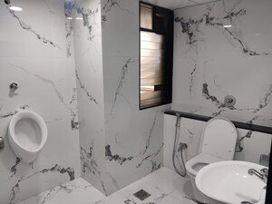 Bathroom in  Office Space at The Qube, Andheri East – for Rent