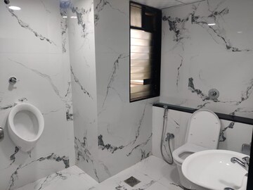 Bathroom in  Office Space at The Qube, Andheri East – for Rent