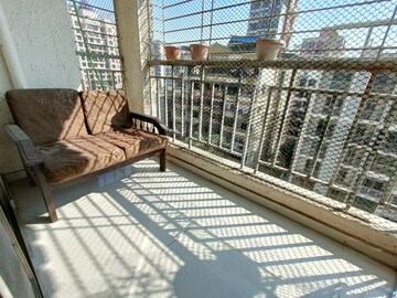 Balcony in 2 BHK Apartment at Om Prabhu Manohar CHS, Seawoods Sector 50 – for Rent