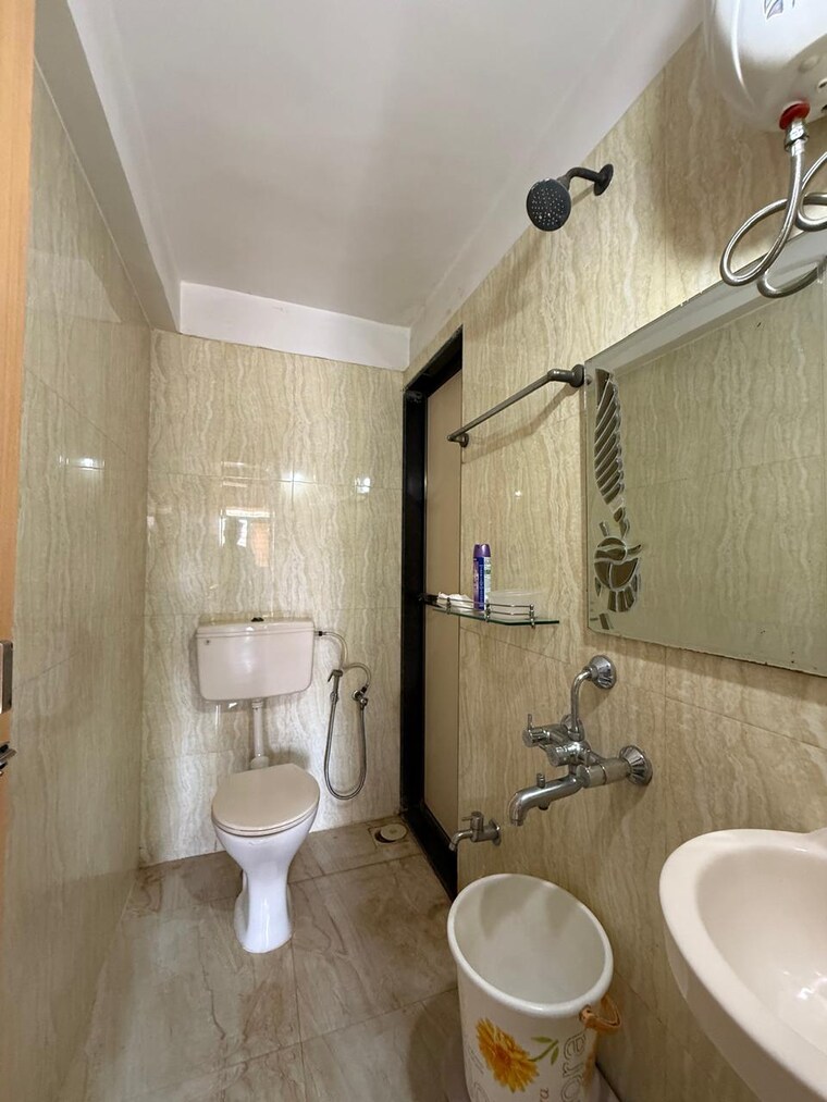 Bathroom, om-prabhu-manohar-chs 2 Bedroom 1120 Sq.Ft. Apartment In Seawoods Sector 50 Navi Mumbai 9623683