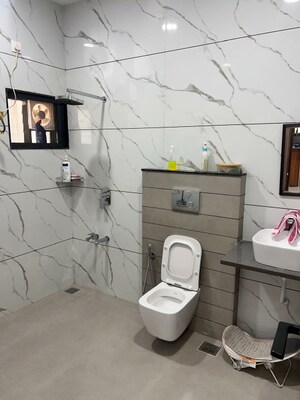 Bathroom in 2 BHK Villa at Vaishnodevi Circle – for Rent