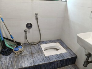 Bathroom in 4 BHK Apartment at Sahyog Apartments Nerul, Nerul – for Rent