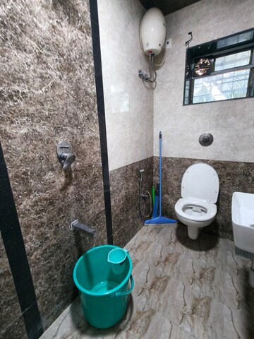 Bathroom in 4 BHK Apartment at Sahyog Apartments Nerul, Nerul – for Rent
