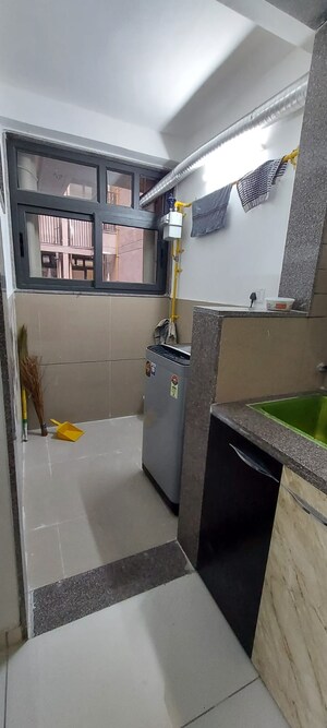 Kitchen in 3 BHK Apartment at Gala Orchid Sky, Shela – for Rent