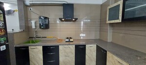 Kitchen in 3 BHK Apartment at Gala Orchid Sky, Shela – for Rent