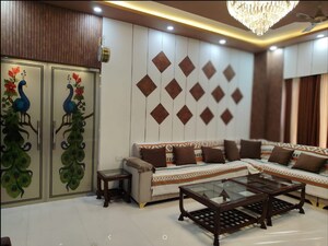 Living Room in 6+ BHK Independent House at Crossing Republic – for Sale