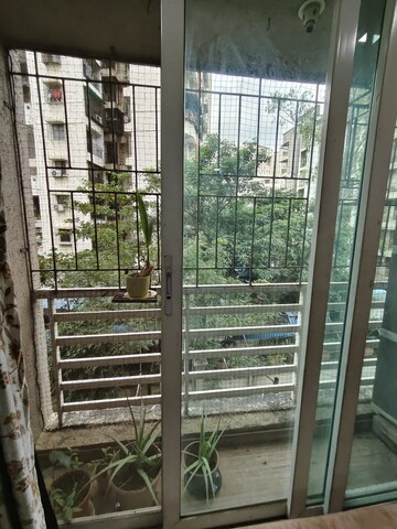 Balcony in 1 BHK Apartment at Raunak Bliss, Ghodbunder Road – for Rent