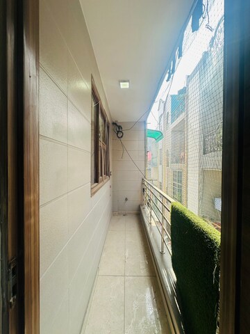 Balcony in 2 BHK Builder Floor at Dwarka Mor – for Rent