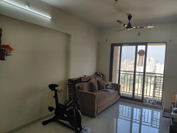Living Room in 2 BHK Apartment at KM Horizon Exotica, Haware City – for Rent