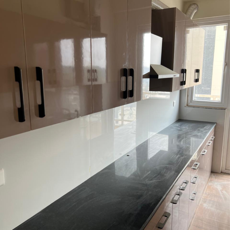 Kitchen, opportune-crystal-mayberry 3 Bedroom 1361 Sq.Ft. Apartment In Malesemau Lucknow 9623840