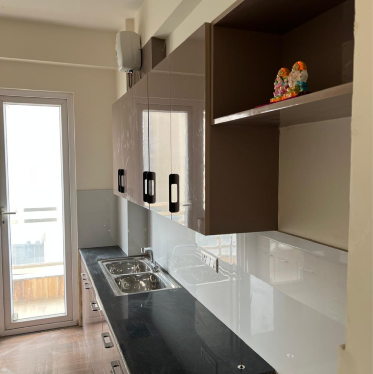 Kitchen, opportune-crystal-mayberry 3 Bedroom 1361 Sq.Ft. Apartment In Malesemau Lucknow 9623840