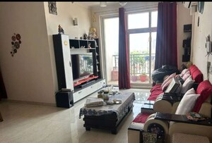 Living Room in 3 BHK Apartment at Omaxe The Palace, Gomti Nagar – for Rent