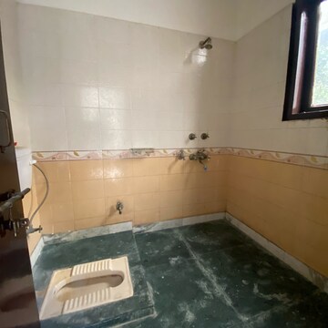 Bathroom in 2 BHK Builder Floor at Chattarpur – for Rent