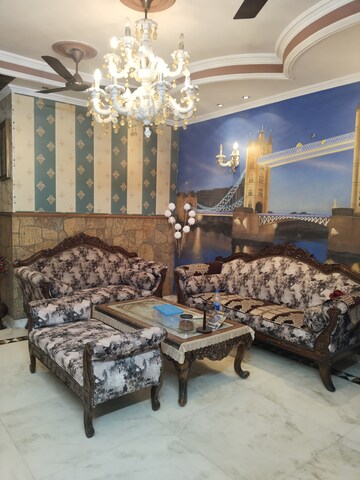 Living Room in 2 BHK Apartment at Malviya Nagar – for Rent