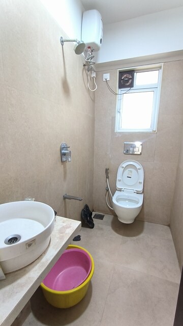 Bathroom in 2 BHK Apartment at Alliance Fortuna Blue, Lower Parel – for Rent